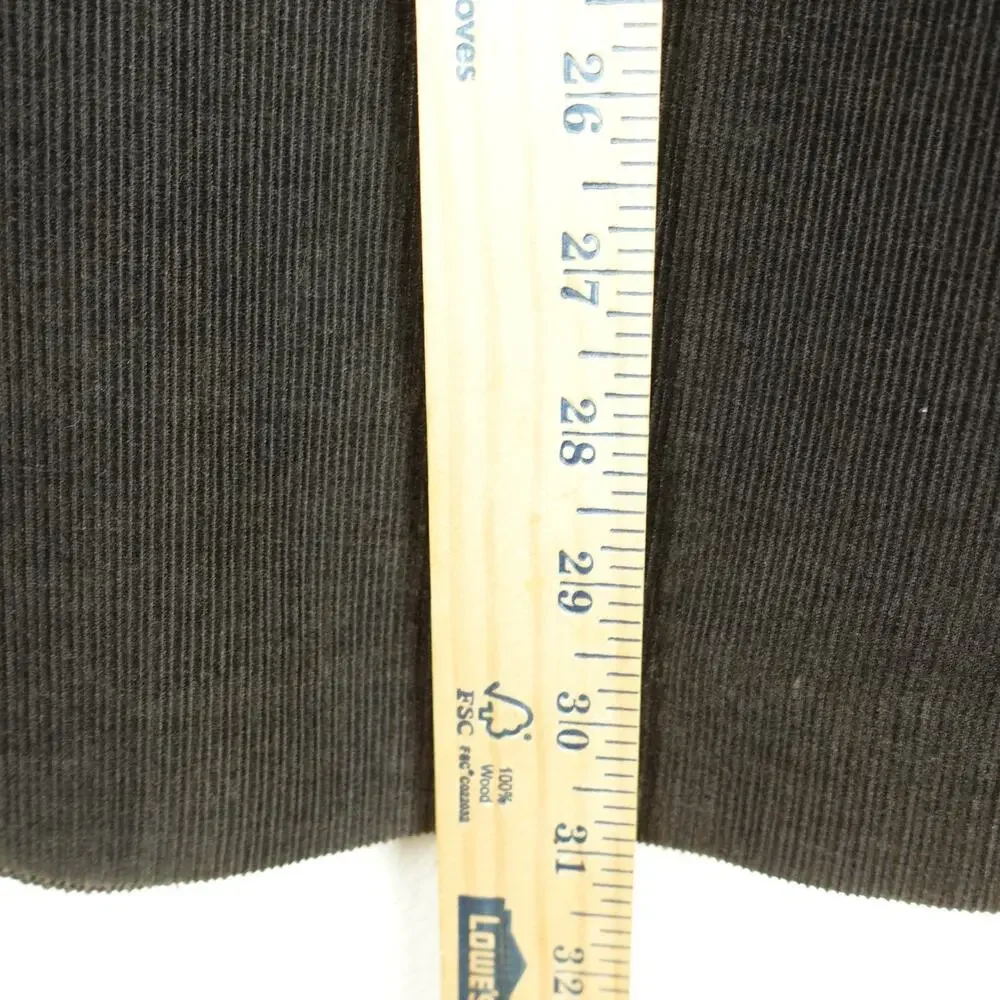 H&M Corduroy Blazer‎ Sports Jacket Mens SZ 42 3 Button Preppy Dark Academic